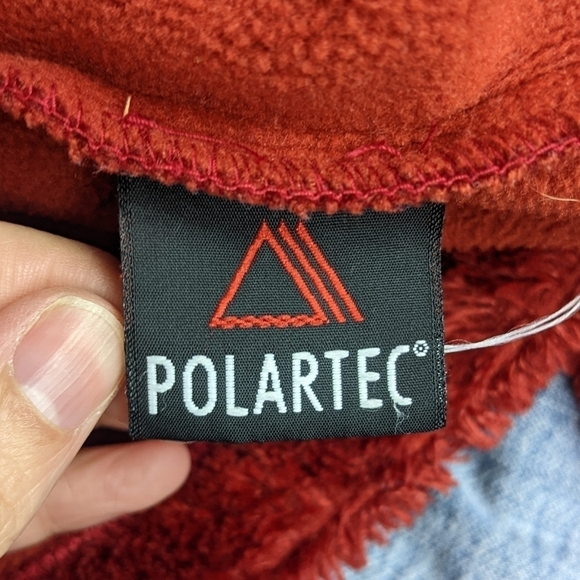 Cabela's Plush Fleece Lined Quarter Zip Polartec Pull-Over Sz L - Picture 13 of 14